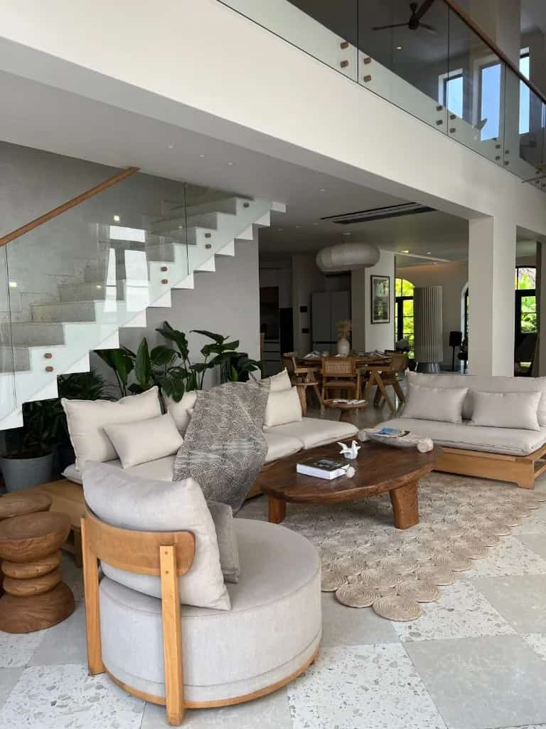 Living space in a Pilerne villa.